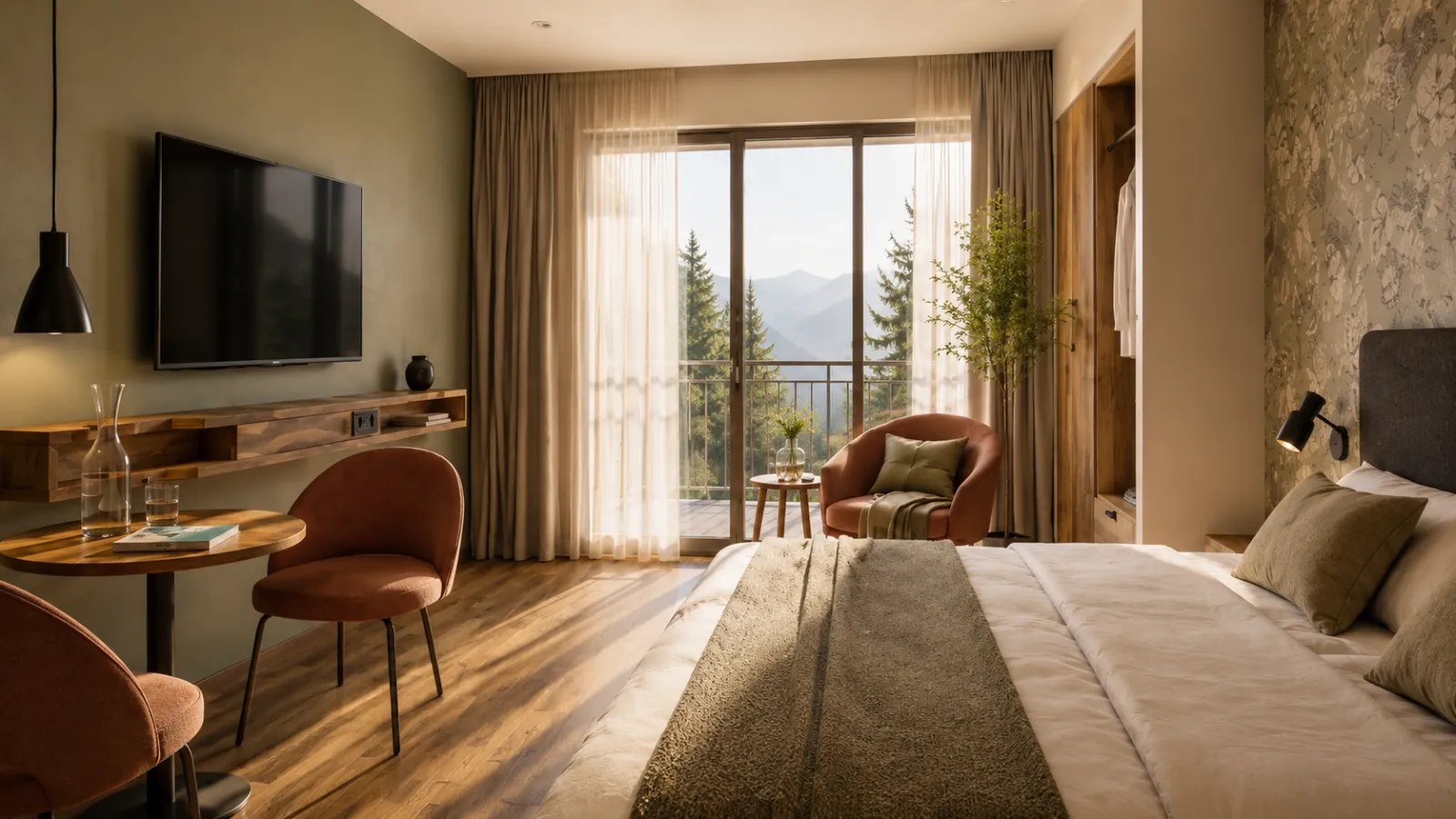 LOIS Living Apartment mit Blick in die Berge